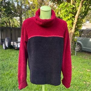 Columbia Women's Fleece Cowl Neck Sweater Size M